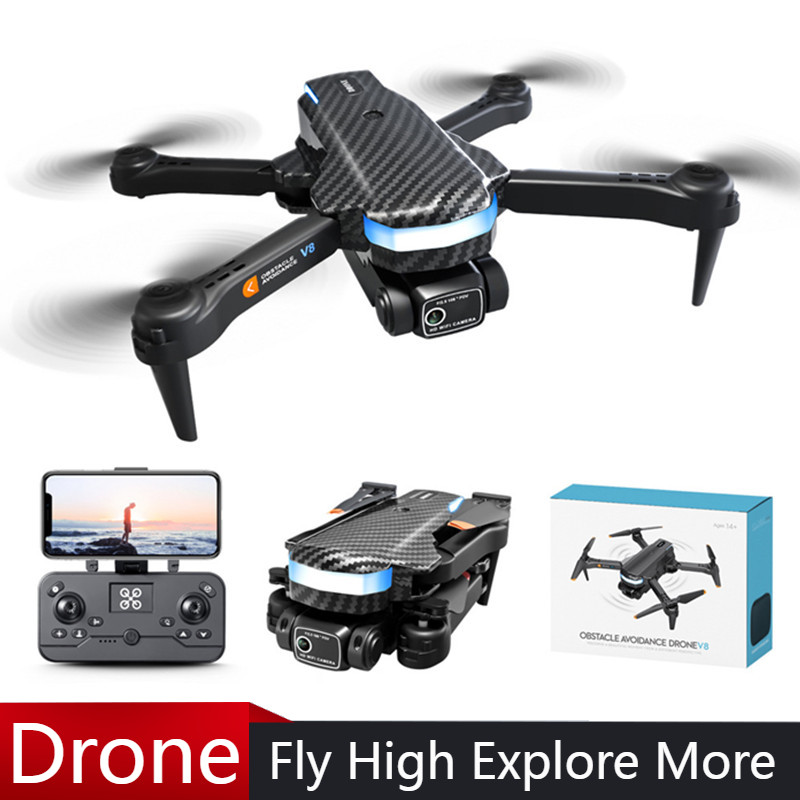 Drone Gimbal - Dron profesional V8, Mini cámara HD