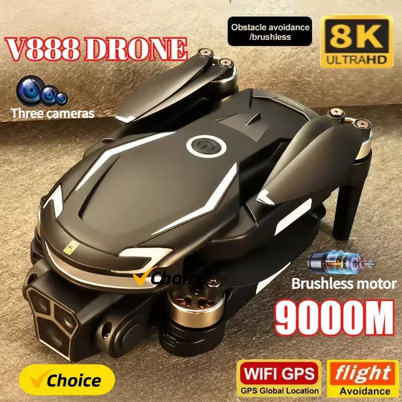 Drone Gps Mount - Nuevo Dron V888 8K GPS con