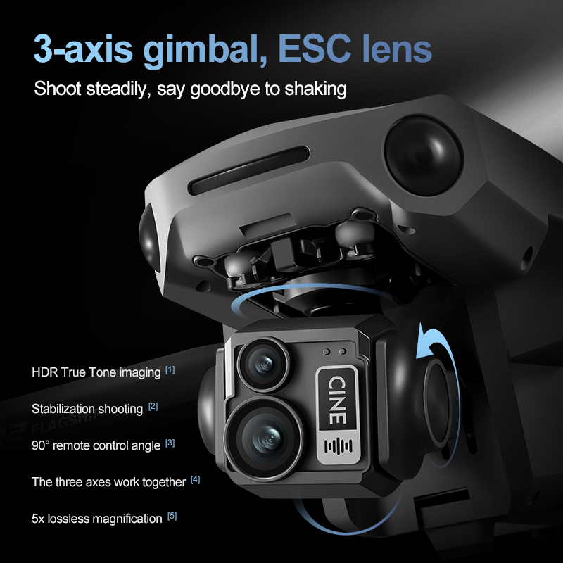 Dron RC con Control Remoto FPV - Drone Gimbal reseña y precio
