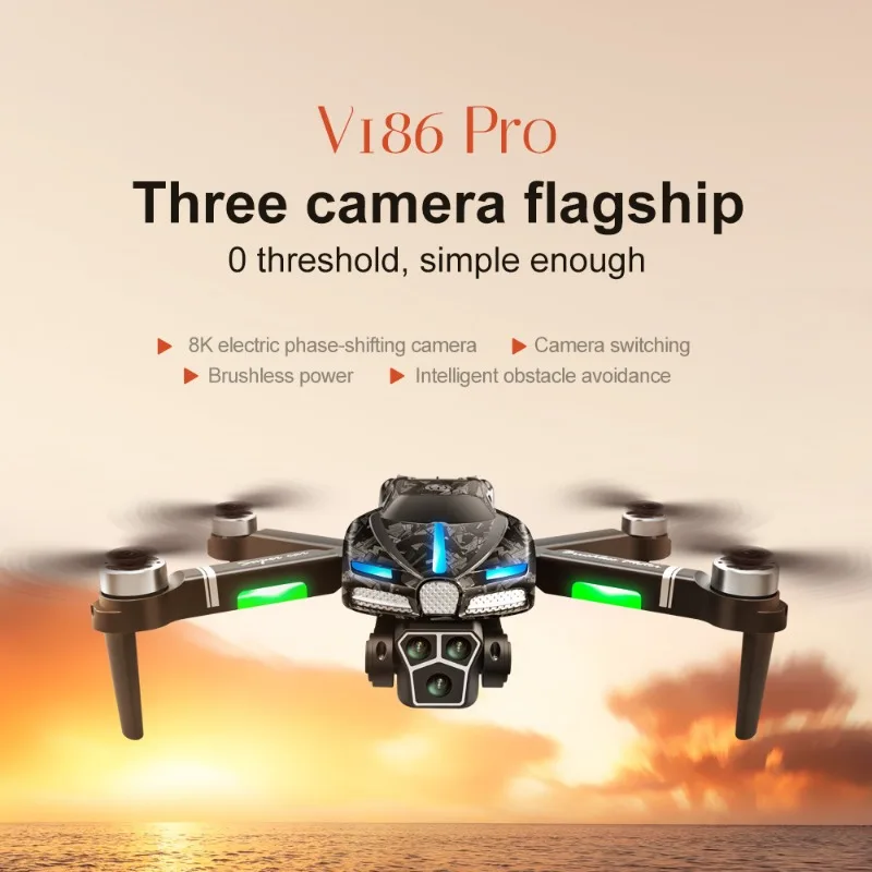 Nuevo Dron profesional V186 Pr - Drone Gimbal reseña y precio