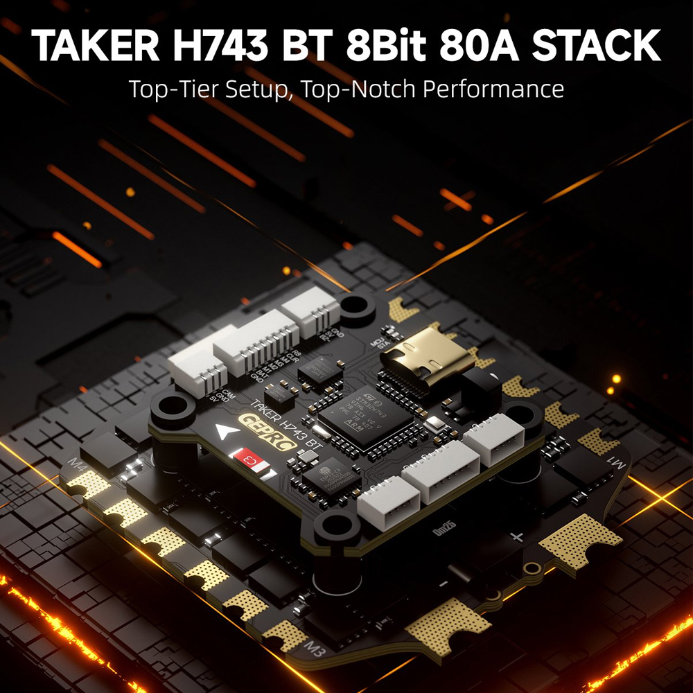GEPRC TAKER H743 BT 8Bit 80A S - Drone Esc reseña y precio