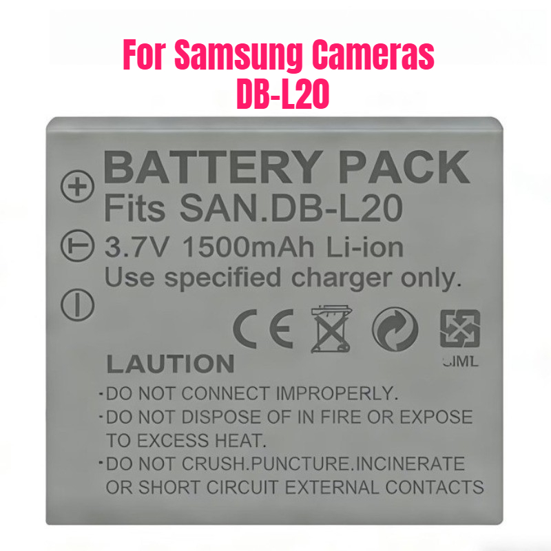Batería DB-L20 de 3.7V y 1500m - Drone Camera reseña y precio