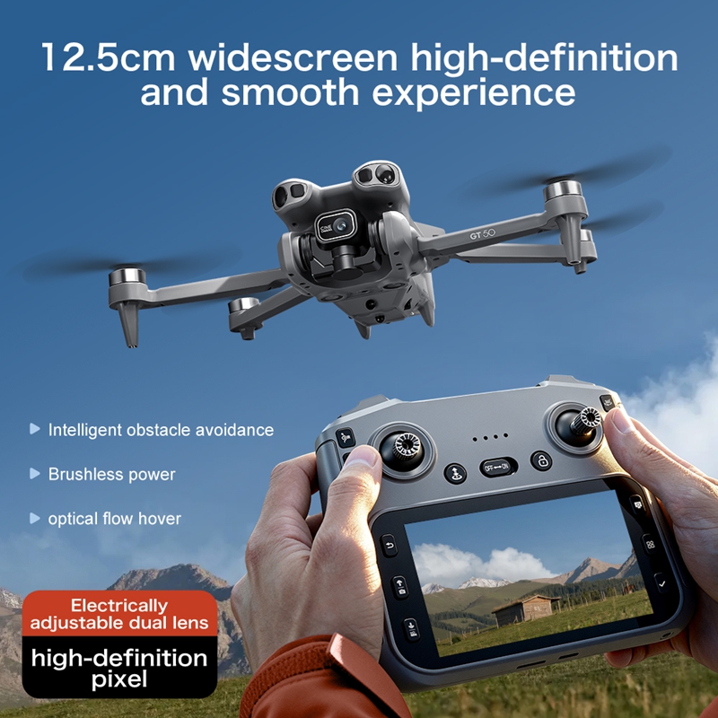 Mini Dron GT50 con Cámara Dual - Drone Gps Mount reseña y precio